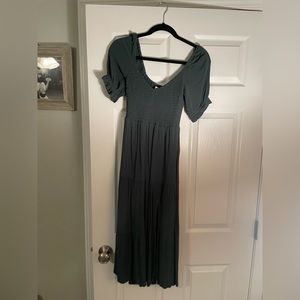 Abercrombie Smocked Midi Dress